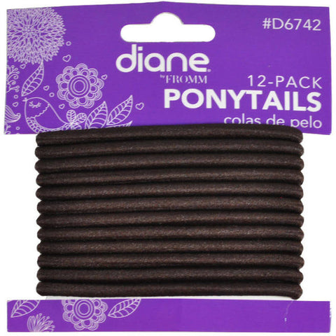 Diane 12-Pack Ponytails - Brown #D6742